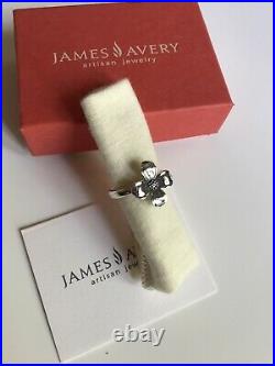 Retired James Avery Dogwood Blossom Ring-sterling Silver-rare Vintage 8.5