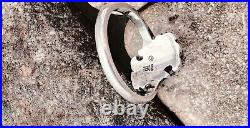 Retired James Avery Double Flower Ring Long Retired! Size 6.5 +JA Box! HTF