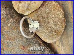 Retired James Avery Double Flower Ring Long Retired! Size 6.5 +JA Box! HTF