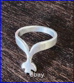 Retired James Avery Dove Ring Sterling Silver with JA Box/Pouch! Size 5
