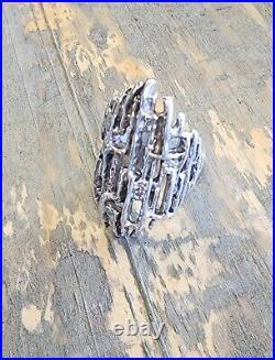 Retired James Avery Driftwood Ring, Long Beautiful Piece! Size 6