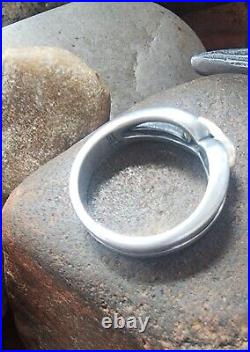 Retired James Avery Enduring Bond Ring Size 9 14kt/. 925