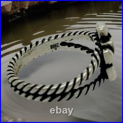 Retired James Avery Faith, Hope & Love Twisted Rope Ring Size 4.925 Sterling
