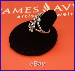 Retired James Avery Flower Floral Bouquet Ring Sterling Silver Womens Size 5.5