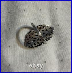 Retired James Avery Full Bloom Tracery Ring