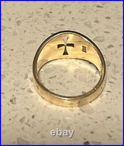 Retired James Avery Gold Crosslet Ring