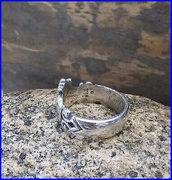 Retired James Avery Heart Crown Claddagh Ring Size 6