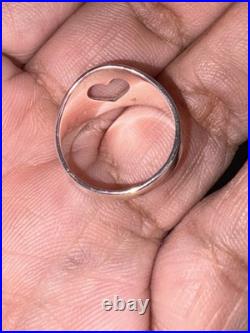 Retired James Avery Heart Cut Out Ring Size 6.5