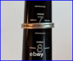 Retired James Avery Hearts Ring Sterling Silver Signed Intertwined Double 7.25