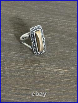 Retired James Avery Heirloom Bronze Ring