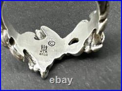 Retired James Avery Hummingbird & Flowers Sterling Silver Ring Size 6.5 Artisan