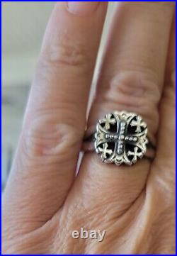 Retired James Avery Jerusalem Cross Ring Size 11.5 Vintage Piece NEAT
