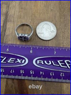 Retired James Avery Jerusalem Cross Sterling Silver Ring Size 7