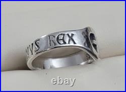 Retired James Avery Jesus Nazarene Ring Sterling Silver Size 7