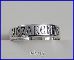 Retired James Avery Jesus Nazarene Ring Sterling Silver Size 7