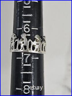 Retired James Avery Kids / Students at School Desks Teachers Ring Size 6.5
