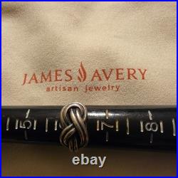 Retired James Avery Knot Ring Size 6 Sterling Silver