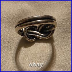 Retired James Avery Knot Ring Size 6 Sterling Silver