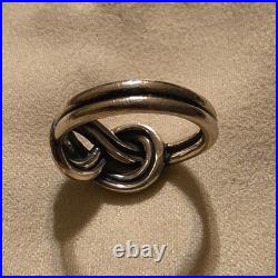 Retired James Avery Knot Ring Size 6 Sterling Silver