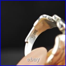 Retired James Avery Let Love Soar Sterling Silver Ring Size 4 3/4
