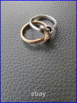 Retired James Avery Lovers Knot Sterling Silver 925 Ring Size 8.5