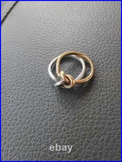 Retired James Avery Lovers Knot Sterling Silver 925 Ring Size 8.5