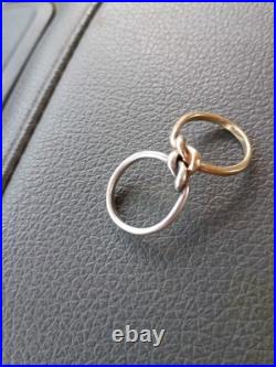Retired James Avery Lovers Knot Sterling Silver 925 Ring Size 8.5