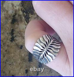 Retired James Avery Mimosa Leaf Ring Size 5.5