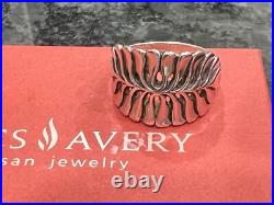 Retired James Avery Mimosa Leaf Ring Size 8