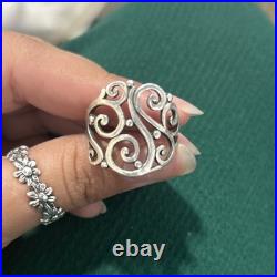 Retired James Avery Open Sorrento Ring in sterling silver