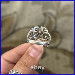 Retired James Avery Open Sorrento Ring in sterling silver