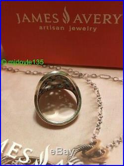 Retired James Avery Paradise Bird Ring size 7.5 HTF L@@K