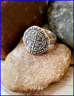 Retired James Avery Pieces Of Eight Ring Size 6