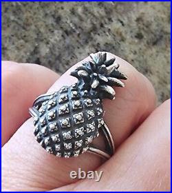 Retired James Avery Pineapple Ring Size 7 NEAT Piece