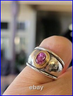 Retired James Avery Pink Christina Ring RARE