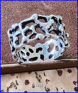 Retired James Avery RARE Size 8 Textured Honeycomb Openwork Ring NEAT Piece