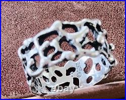 Retired James Avery RARE Size 8 Textured Honeycomb Openwork Ring NEAT Piece