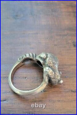 Retired James Avery Raccoon Wrap Around Ring Size 6 Sterling Silver