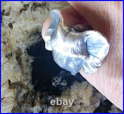 Retired James Avery Rare Elephant Ring Size 5 17.36 Gr