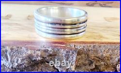 Retired James Avery Ribbed Band Ring Size 10.5