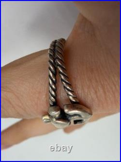 Retired James Avery Ring 10 Faith Hope & Love Twisted Rope Anchor Heart Unisex