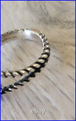 Retired James Avery Rope Heart Ring Size 8 SO PRETTY