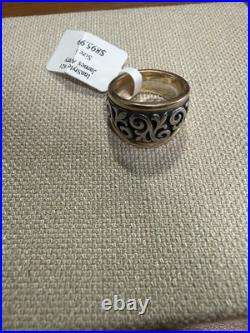 Retired James Avery Scrolled Fleur-de-Lis ring