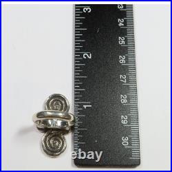 Retired James Avery Silver 925 Sz 6 Long Swirl Mycenaean Ring 8.83g #53783K
