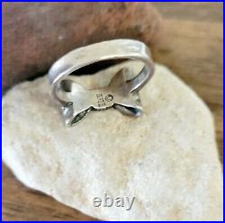 Retired James Avery Silver Bow Ring Size 6 Cute Ring! With JA Box and Pouch