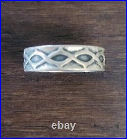 Retired James Avery Size 10.5 Crown of Thorns Band Ring Vintage