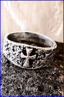 Retired James Avery Size 12 Textured Cross Ring Sterling Silver WithJA Box VINTAGE Retired James Avery Size 12 Textured Cross Ring Sterling Silver WithJA Box VINTAGE