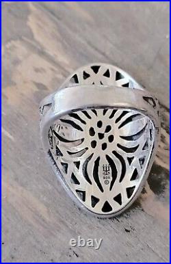 Retired James Avery Size 6.5 Long Sterling Silver Openwork Ring GORGEOUS