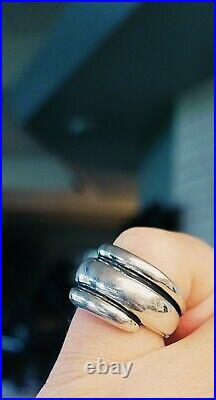 Retired James Avery Size 6 Wrap Dome Ring Heavy Substantial Piece! Great Cond