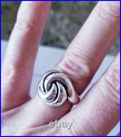 Retired James Avery Size 7 Dome Ring Sterling Silver in JA Box